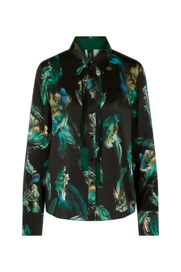 MARC CAIN Business-Bluse dark jade green