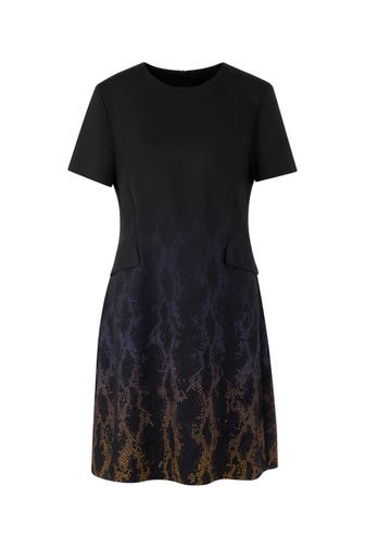 MARC CAIN Casual-Kleid black/amber gold