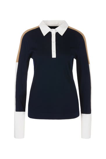 MARC CAIN Polo-Shirt navy