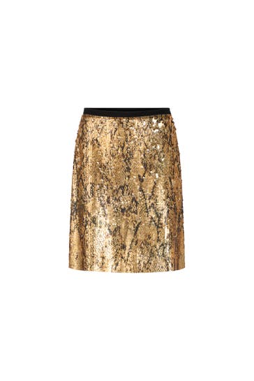 MARC CAIN Minirock amber gold
