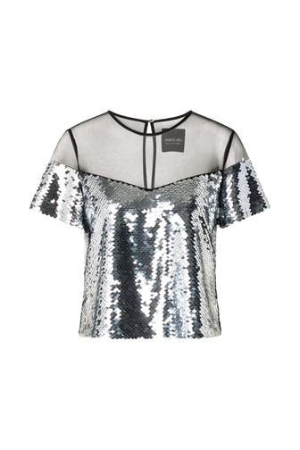 MARC CAIN Blusenshirt platinum grey