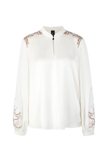 MARC CAIN Business-Bluse off-white