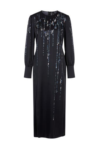 MARC CAIN Kleid platinum grey