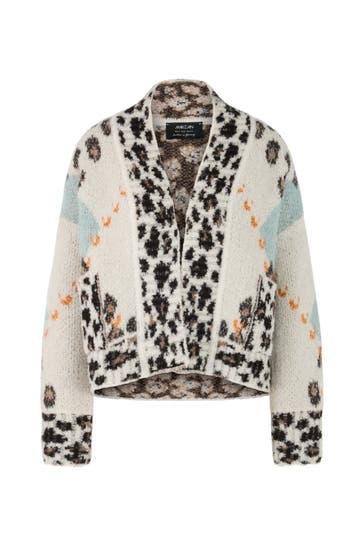 MARC CAIN Strickjacke soft teal