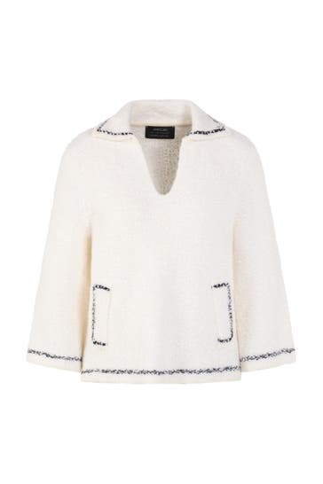 MARC CAIN Pullover off-white