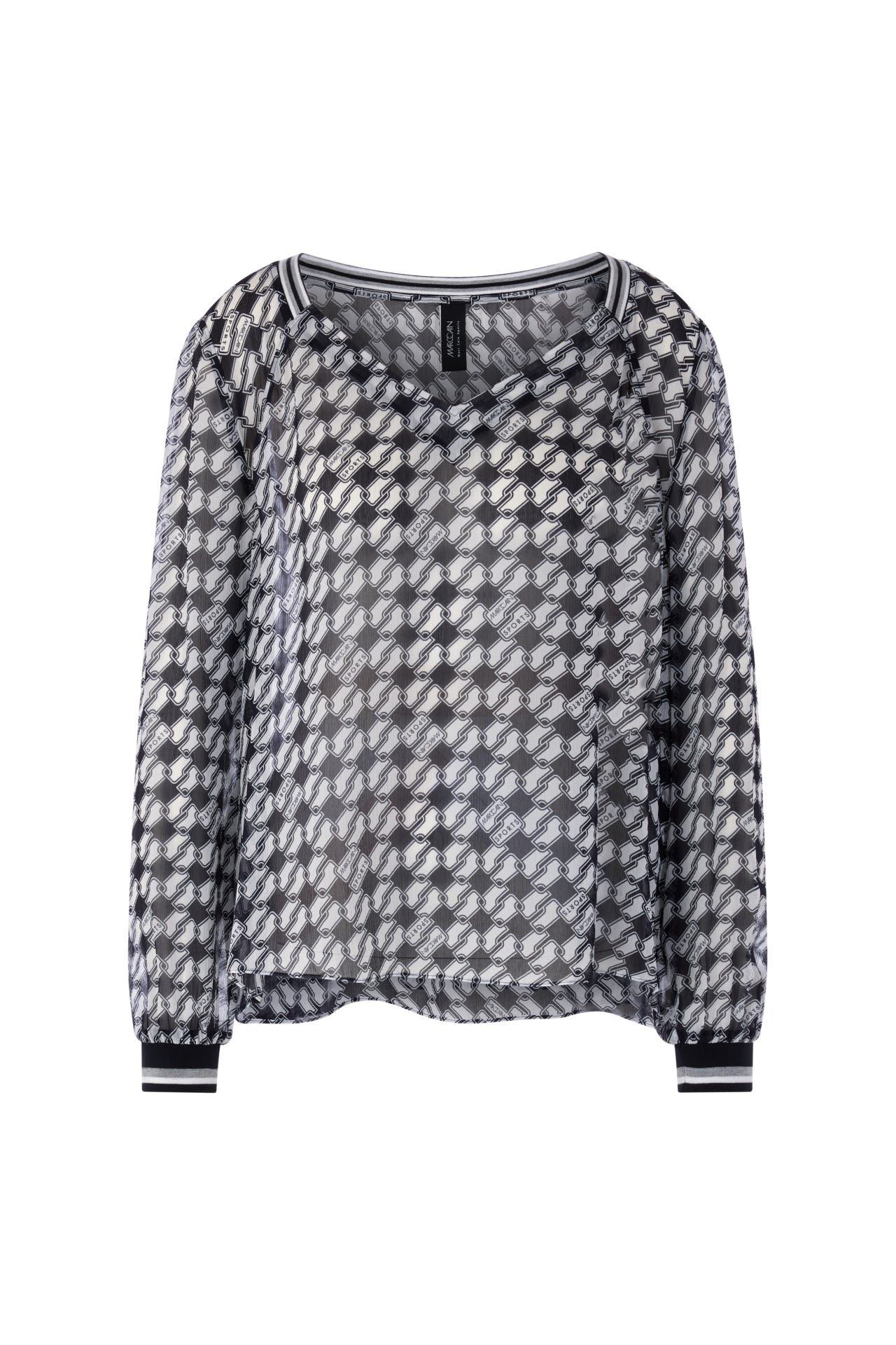 MARC CAIN Blusenshirt navy, Bild 1