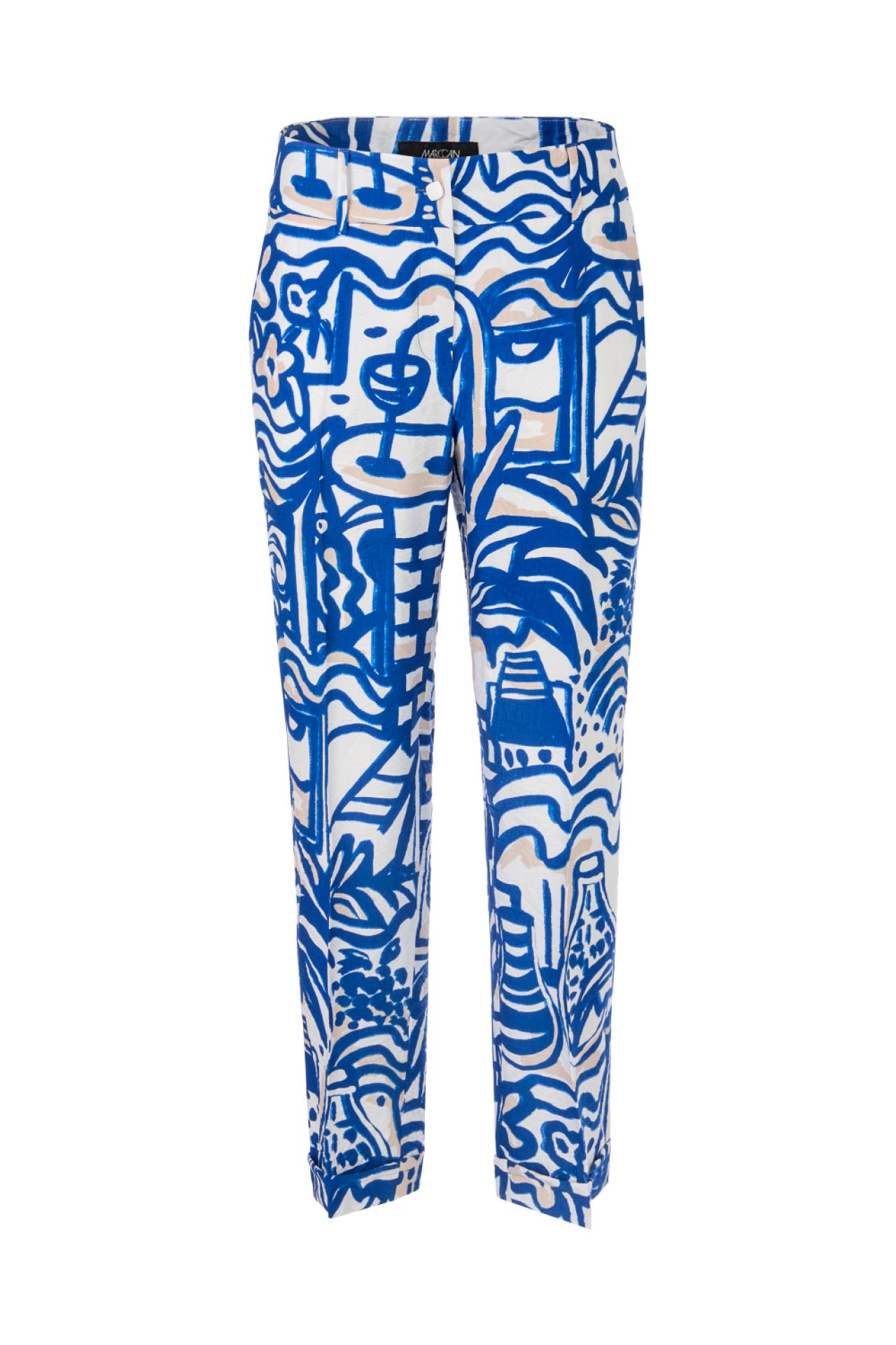 MARC CAIN Stoffhose FORDON gentian Straight, Bild 1