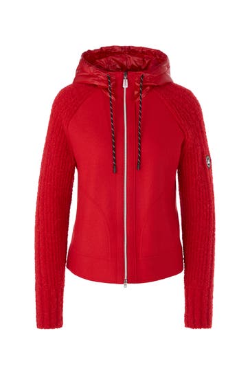 MARC CAIN Strickjacke cranberry