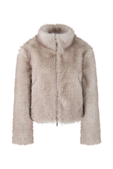 MARC CAIN Lederjacke smoke