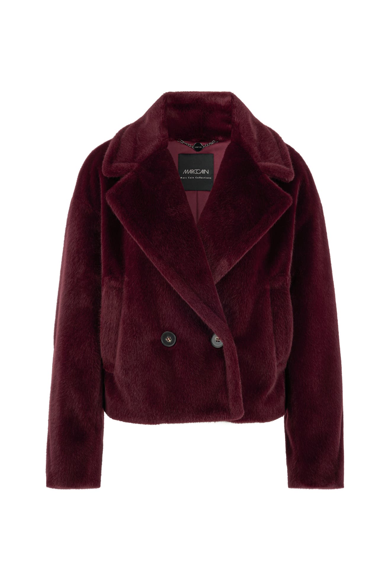 MARC CAIN Lederjacke bright maroon, Bild 1