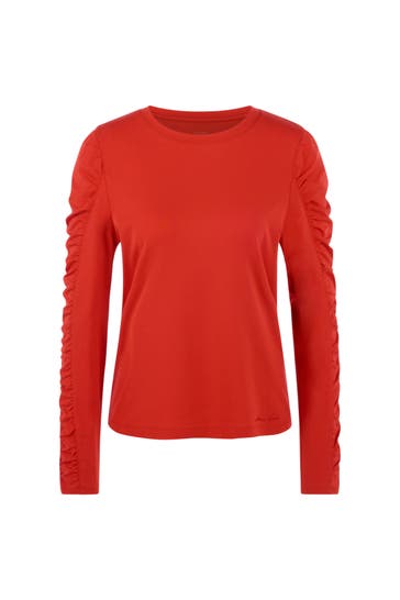 MARC CAIN Langarmshirt aurora red