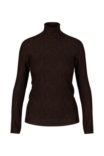 MARC CAIN T-Shirt dark chestnut brown