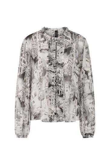 MARC CAIN Business-Bluse smoke