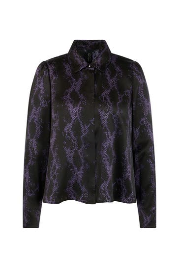 MARC CAIN Seidenbluse black