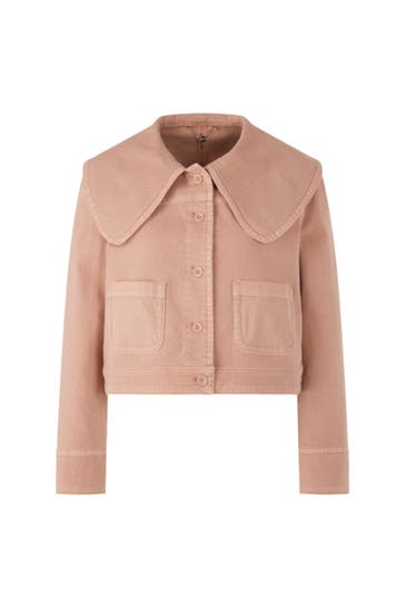MARC CAIN Jeansjacke warm taupe new