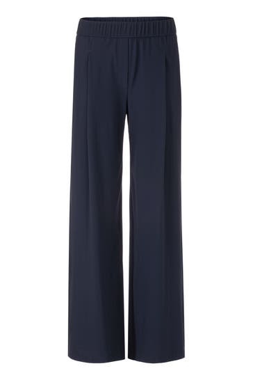 MARC CAIN Business-Hose WEDI navy Flared