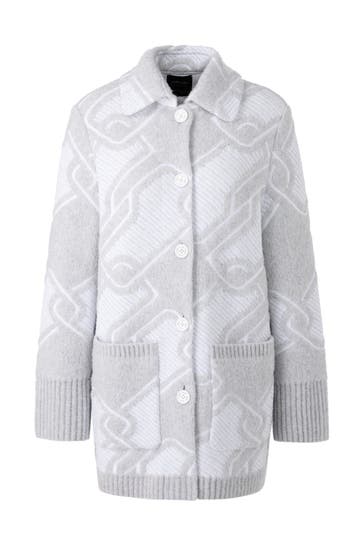 MARC CAIN Mantel silver grey