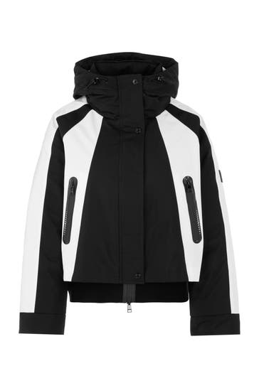 MARC CAIN Übergangsjacke black and white