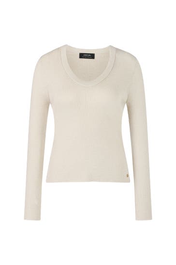 MARC CAIN Pullover bright ecru