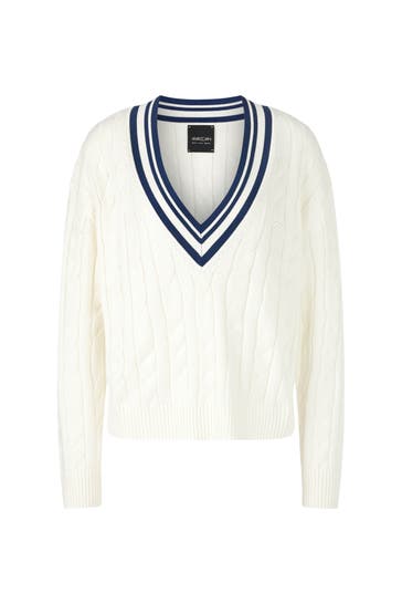 MARC CAIN Pullover off-white