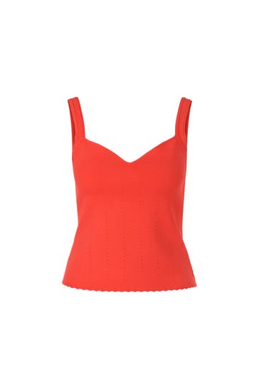MARC CAIN Top bright tomato