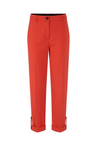 MARC CAIN Business-Hose FORDON aurora red Straight