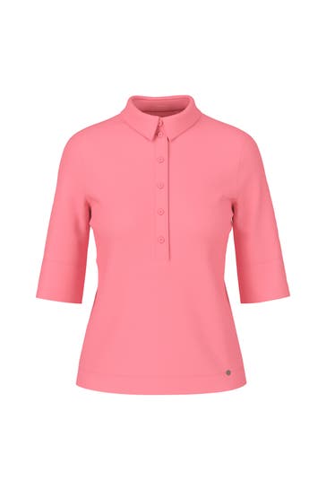 MARC CAIN Polo-Shirt bright candy pink