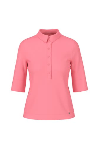 MARC CAIN Polo-Shirt bright candy pink