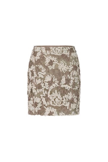 MARC CAIN Minirock sage powder