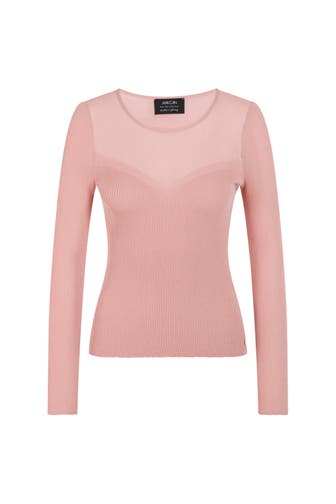 MARC CAIN Pullover peach beige
