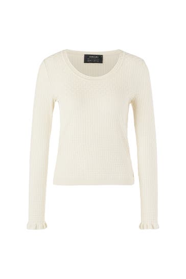MARC CAIN Pullover bright ecru