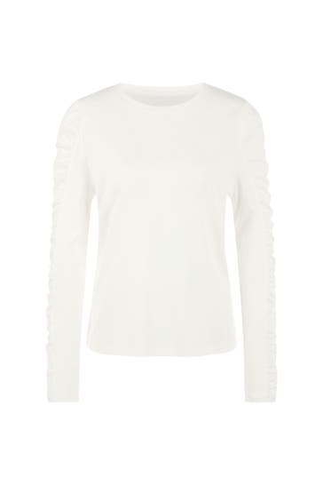 MARC CAIN Langarmshirt off-white