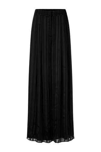 MARC CAIN Business-Hose WARANGAL black Wide/ Loose Fit