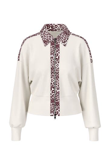 MARC CAIN Sweatjacke off-white