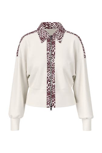MARC CAIN Sweatjacke off-white
