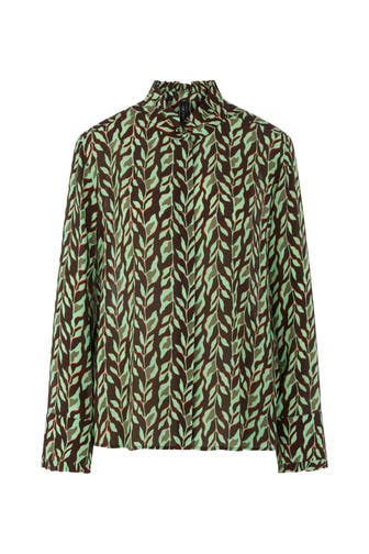 MARC CAIN Business-Bluse dark wood