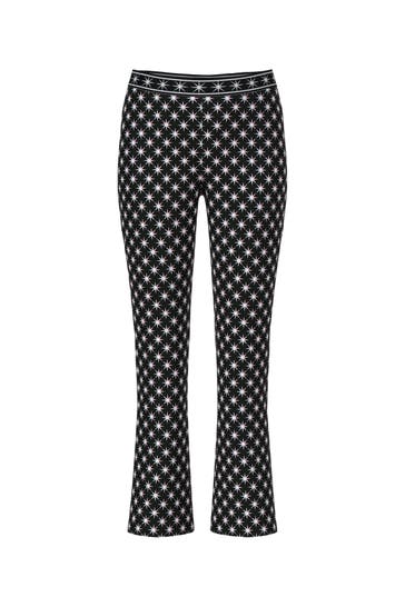 MARC CAIN Stoffhose FREDERICA black and white Girlfriend