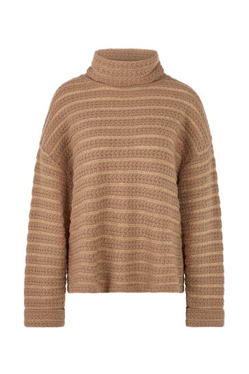 MARC CAIN Pullover light brown