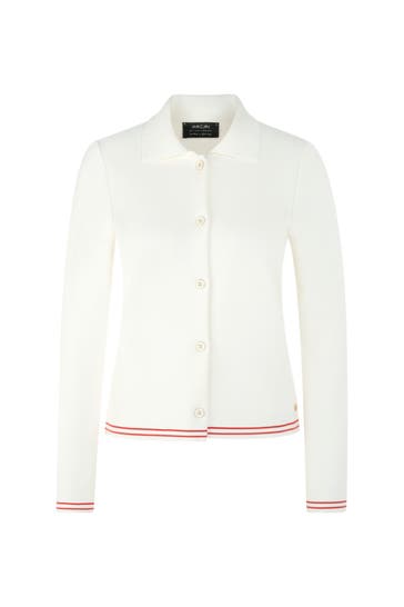MARC CAIN Strickjacke off-white