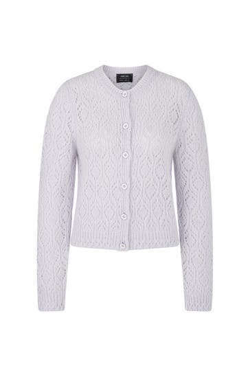 MARC CAIN Strickjacke soft lavender