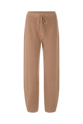 MARC CAIN Joggpant RHODOS light brown Wide/ Loose Fit