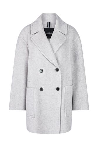 MARC CAIN Mantel silver grey