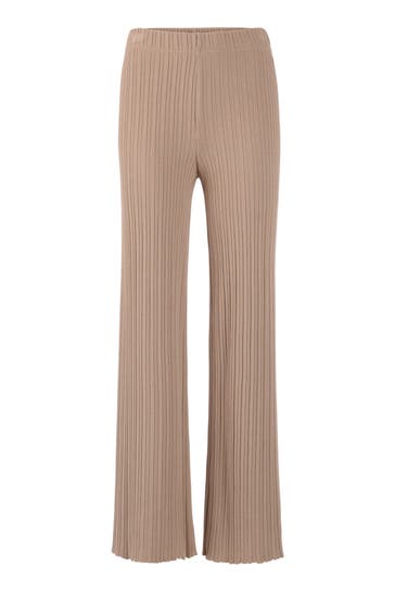 MARC CAIN Business-Hose WELKOM warm taupe new Wide/ Loose Fit
