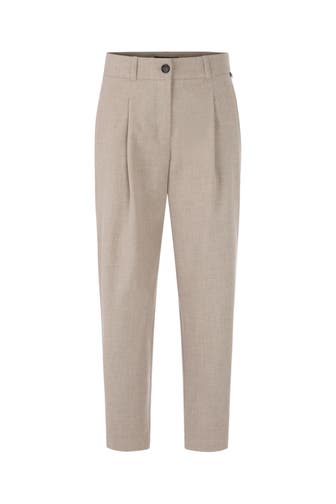MARC CAIN Business-Hose WELS warm stone Straight