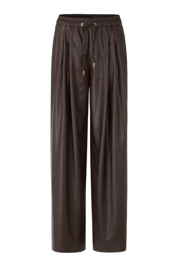 MARC CAIN Business-Hose WINNIPEG dark wood Loose Fit