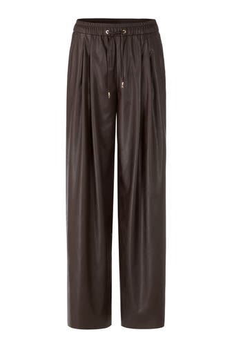 MARC CAIN Business-Hose WINNIPEG dark wood Loose Fit