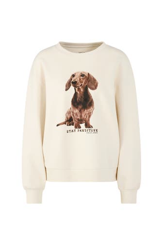 MARC CAIN Sweatshirt bright ecru
