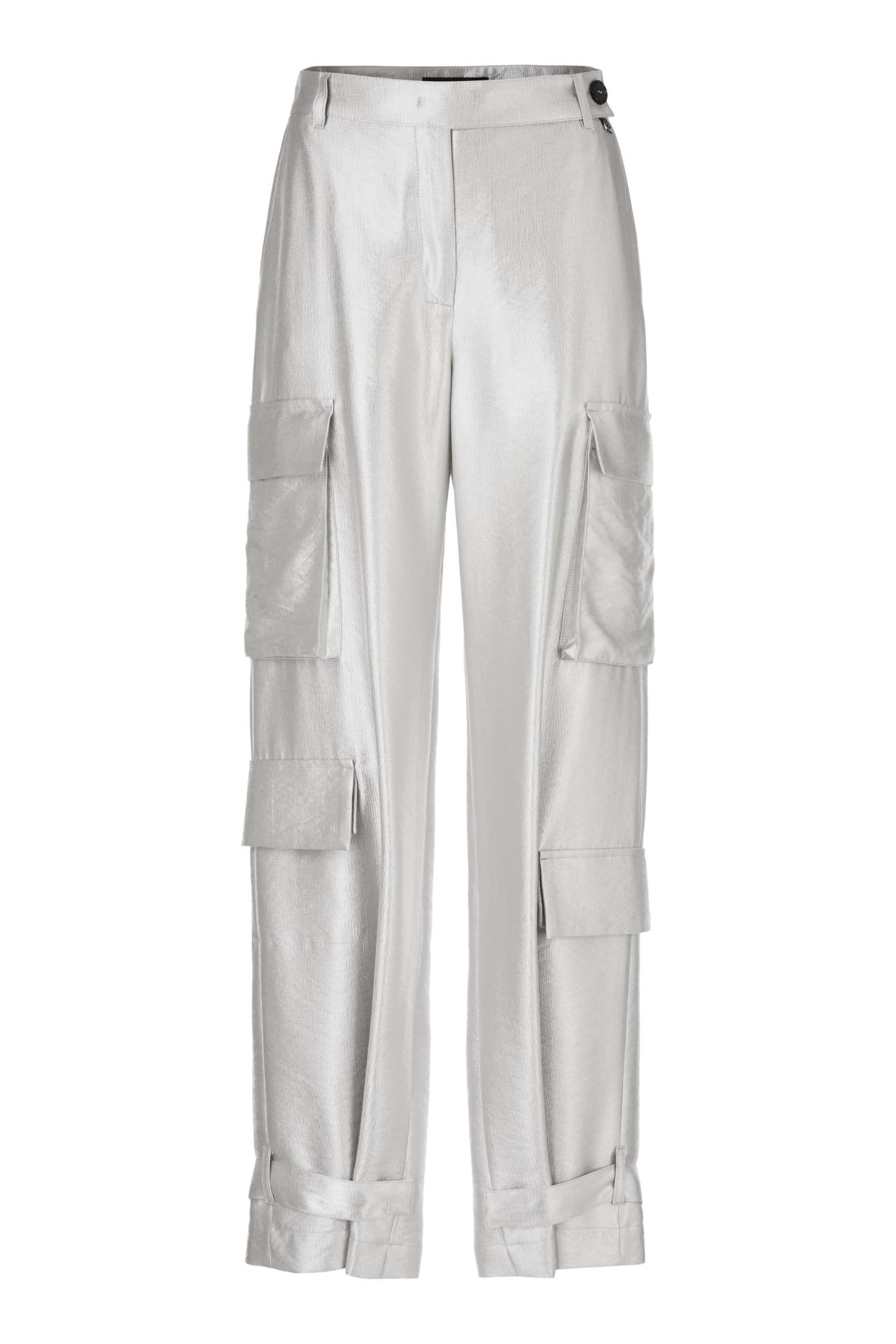 MARC CAIN Business-Hose WEIDA silver Loose Fit, Bild 1
