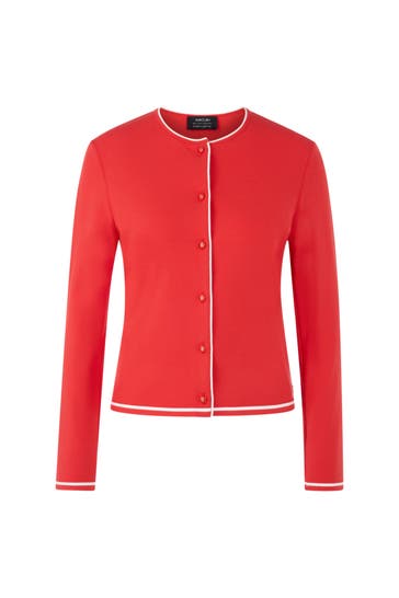 MARC CAIN Strickjacke aurora red
