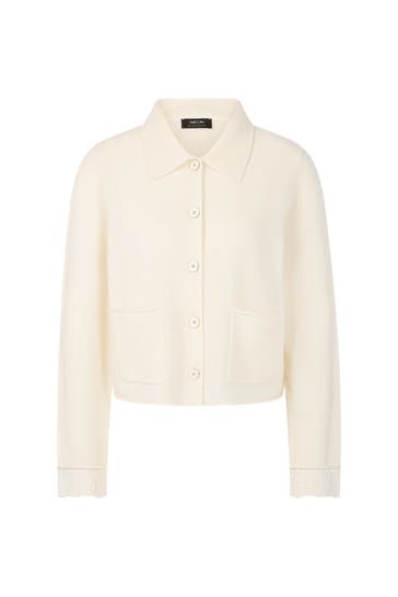 MARC CAIN Strickjacke off-white